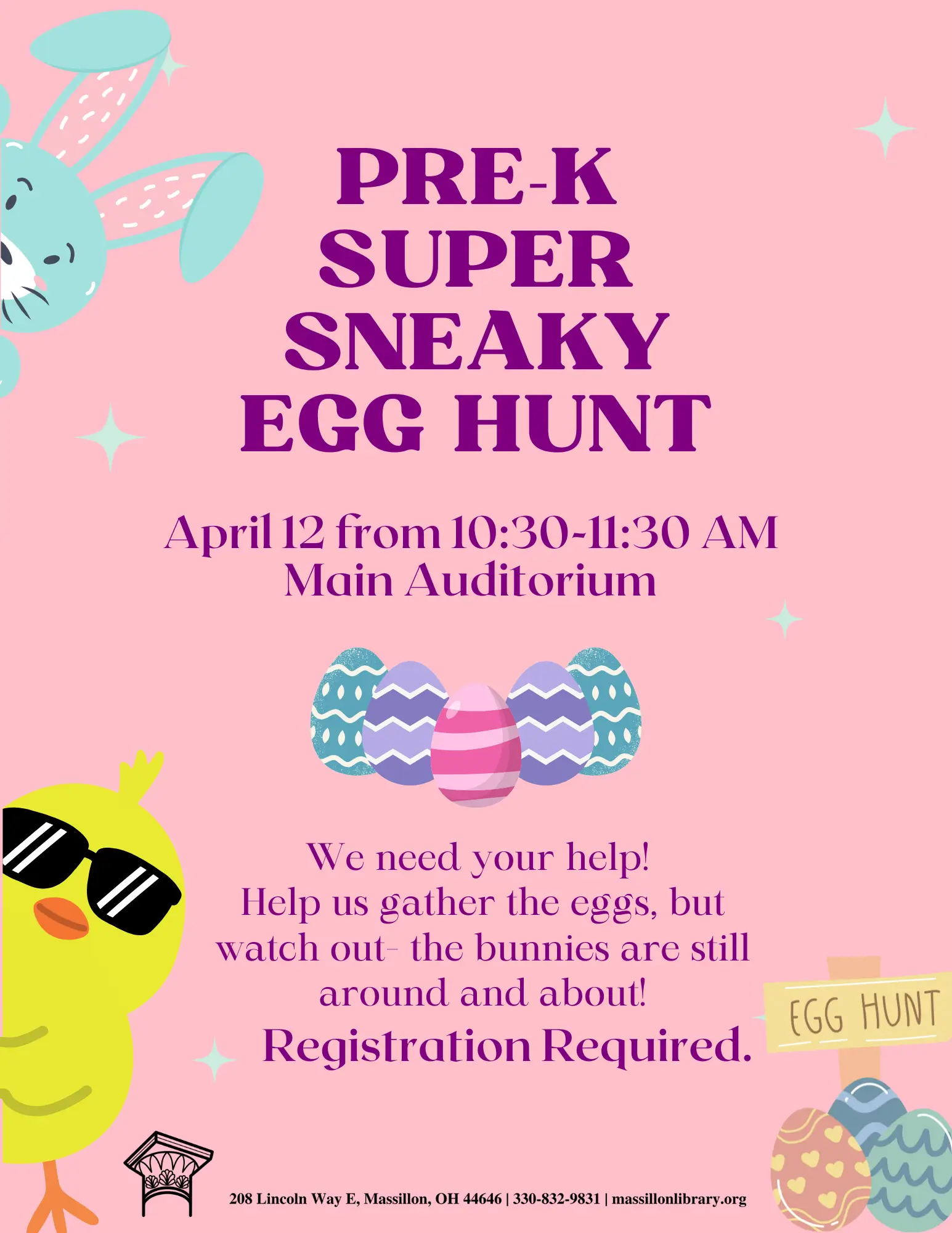 Super sneaky egg hunt