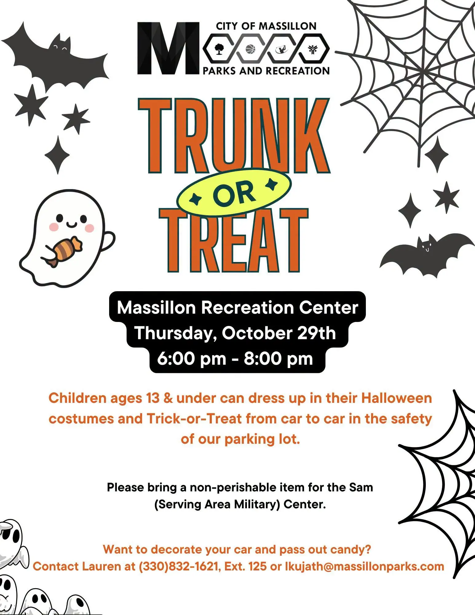 Massillon City Parks and Rec Truck or Treat